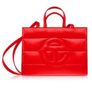 Telfar Medium Puff Shopper - Red